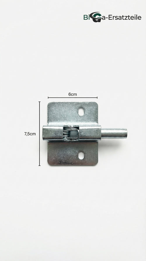 12 stk Schnappschloss/Schnapper für Bierzeltgarnitur, Metall, Silber /10mm